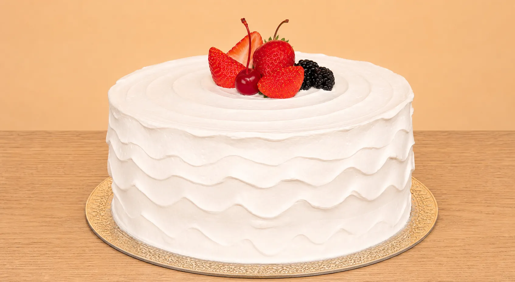 Bolo de Frutas Vermelhas